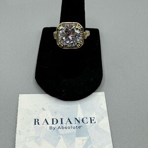 Radiance by Absolute simulated diamond ring